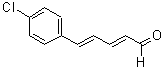 CAS 登录号：49678-03-7， (2E,4E)-5-(4-氯苯基)-2,4-戊二烯醛
