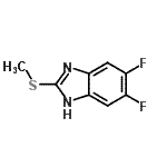 CAS 登录号：496793-17-0， 5,6-二氟-2-(甲硫基)-1H-苯并咪唑