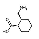 CAS#: 496811-11-1, (1S,2R)-2-(Aminomethyl)Cyclohexanecarboxylic Acid