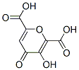 CAS 登录号：497-59-6， 3-羟基-4-氧代吡喃-2,6-二甲酸