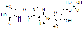 CAS#: 49709-17-3, N-(Purine-6-Ylcarbamoyl)-L-Threonine Ribonucleoside 5'-Phosphate