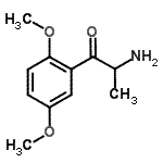 CAS 登录号：497097-48-0， 2-氨基-1-(2,5-二甲氧基苯基)-1-丙酮