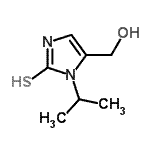 CAS 登录号：497855-90-0， 5-(羟基甲基)-1-异丙基-1,3-二氢-2H-咪唑-2-硫酮