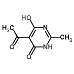 CAS#: 497876-44-5, 5-Acetyl-6-Hydroxy-2-Methyl-4(1H)-Pyrimidinone