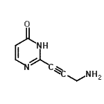 CAS 登录号：497944-99-7， 2-(3-氨基-1-丙炔-1-基)-4(1H)-嘧啶酮