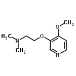CAS#: 497948-89-7, 2-[(4-Methoxy-3-Pyridinyl)Oxy]-N,N-Dimethylethanamine