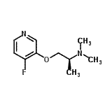 CAS 登录号：497948-96-6， (2S)-1-[(4-氟-3-吡啶基)氧基]-N,N-二甲基-2-丙胺