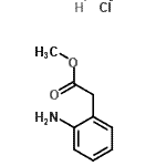 CAS 登录号：49851-36-7， 甲基(2-氨基苯基)乙酸酯盐酸盐(1:1)