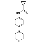 CAS 登录号：499112-31-1， N-[4-(4-吗啉基)苯基]环丙烷甲酰胺