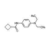 CAS 登录号：499141-46-7， N-[4-(二乙基氨基)苯基]环丁烷甲酰胺