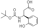 CAS 登录号：499995-78-7， (3S)-3-(2-羟基苯基)-3-({[(2-甲基-2-丙基)氧基]羰基}氨基)丙酸