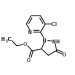 CAS 登录号：500011-88-1， 乙基2-(3-氯-2-吡啶基)-5-氧代-3-吡唑烷羧酸酯
