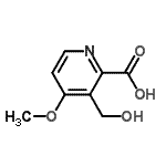 CAS 登录号：500372-12-3， 3-(羟基甲基)-4-甲氧基-2-吡啶羧酸