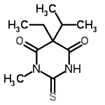 CAS#: 500535-02-4, 5-Ethyl-5-Isopropyl-1-Methyl-2-Thioxodihydro-4,6(1H,5H)-Pyrimidinedione