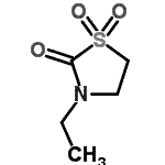 CAS 登录号：500541-39-9， 3-乙基-1,3-噻唑烷-2-酮1,1-二氧化物