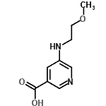 CAS#: 500865-56-5, 5-[(2-Methoxyethyl)Amino]Nicotinic Acid