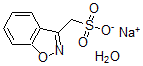 CAS 登录号：501019-17-6， 1,2-苯并异恶唑-3-甲烷磺酸钠盐水合物