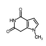 CAS#: 501102-23-4, 1-Methyl-1H-Pyrrolo[3,2-c]Pyridine-4,6(5H,7H)-Dione