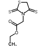 CAS 登录号：501102-63-2， 乙基(2,4-二硫代-1,3-噻唑烷-3-基)乙酸酯