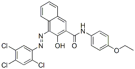 CAS#: 5012-29-3, N-(4-Ethoxyphenyl)-3-Hydroxy-4-[(2,4,5-Trichlorophenyl)Azo]Naphthalene-2-Carboxamide