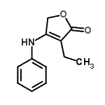 CAS 登录号：501653-19-6， 4-苯胺基-3-乙基-2(5H)-呋喃酮