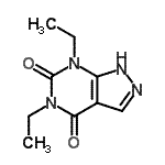 CAS 登录号：501655-65-8， 5,7-二乙基-1H-吡唑并[3,4-d]嘧啶-4,6(5H,7H)-二酮