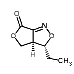 CAS#: 501666-73-5, (3R,3aR)-3-Ethyl-3A,4-Dihydro-3H,6H-Furo[3,4-c][1,2]Oxazol-6-One