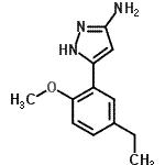 CAS#: 501903-15-7, 5-(5-Ethyl-2-Methoxyphenyl)-1H-Pyrazol-3-Amine
