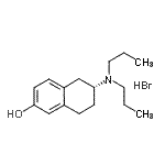 CAS 登录号：502508-84-1， (6R)-6-(二丙基氨基)-5,6,7,8-四氢-2-萘酚氢溴酸盐(1:1)