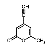 CAS 登录号：502624-27-3， 4-乙炔基-6-甲基-2H-吡喃-2-酮