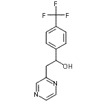 CAS 登录号：502625-51-6， 2-(2-吡嗪基)-1-[4-(三氟甲基)苯基]乙醇