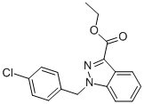 CAS 登录号：50264-90-9， 1-(4-氯苄基)-吲唑基-3-羧酸乙酯