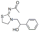 CAS 登录号：5028-81-9， N-[3-(2-羟基-2-苯基乙基)-2-噻唑烷基亚基]乙酰胺