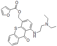 CAS 登录号：50283-78-8， 1-[[2-(二乙基氨基)乙基]氨基]-4-(羟基甲基)-9H-噻吨-9-酮 2-呋喃羧酸酯