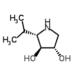 CAS#: 502841-33-0, (2S,3S,4S)-2-Isopropyl-3,4-Pyrrolidinediol