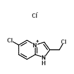 CAS#: 502841-53-4, 6-Chloro-2-(Chloromethyl)-1H-Imidazo[1,2-a]Pyridin-4-Ium Chloride