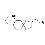 CAS#: 503000-55-3, (4R)-4-Ethyloctahydro-1'H-Spiro[1,3-Dioxolane-2,7'-Quinoline]