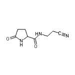 CAS 登录号：50302-88-0， N-(2-氰基乙基)-5-氧代脯氨酰胺