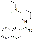 CAS 登录号：50341-76-9， N-丁基-N-[2-(二乙基氨基)乙基]-2-萘甲酰胺