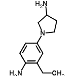 CAS#: 503457-55-4, 1-(4-Amino-3-Ethylphenyl)-3-Pyrrolidinamine