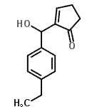 CAS#: 503457-72-5, 2-[(4-Ethylphenyl)(Hydroxy)Methyl]-2-Cyclopenten-1-One