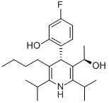 CAS 登录号：503610-08-0， (aR,4S)-5-丁基-4-(4-氟-2-羟基苯基)-alpha-甲基-2,6-二(1-甲基乙基)-3-吡啶甲醇