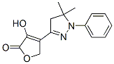 CAS 登录号：50413-16-6， 4-(4,5-二氢-5,5-二甲基-1-苯基-1H-吡唑-3-基)-3-羟基呋喃-2(5H)-酮