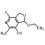 CAS#: 50441-59-3, 1-Ethoxy-4-Fluoro-6-Methyl-1,3-Dihydrofuro[3,4-c]Pyridin-7-Ol