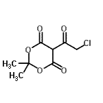 CAS 登录号：505048-19-1， 5-(氯乙酰基)-2,2-二甲基-1,3-二恶烷-4,6-二酮