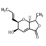 CAS#: 505081-54-9, (2R,3R,7S,7aR)-3-Hydroxy-7-Methyl-2-[(1E)-1-Propen-1-Yl]-2,3,7,7A-Tetrahydro-5H-Furo[3,4-b]Pyran-5-One