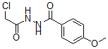 CAS 登录号：50677-25-3， N''-(氯乙酰基)-4-甲氧基苯甲酰肼