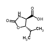 CAS 登录号：50706-25-7， (4R,5S)-5-异丙基-2-氧代-1,3-恶唑烷-4-羧酸