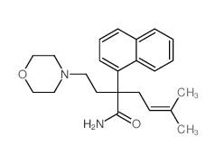 CAS 登录号：50765-92-9， alpha-(3-甲基-2-丁烯基)-alpha-(1-萘基)-4-吗啉丁酰胺
