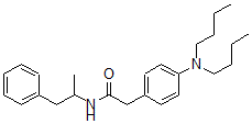 CAS 登录号：50794-03-1， 2-[4-(二丁基氨基)苯基]-N-(alpha-甲基苯乙基)乙酰胺